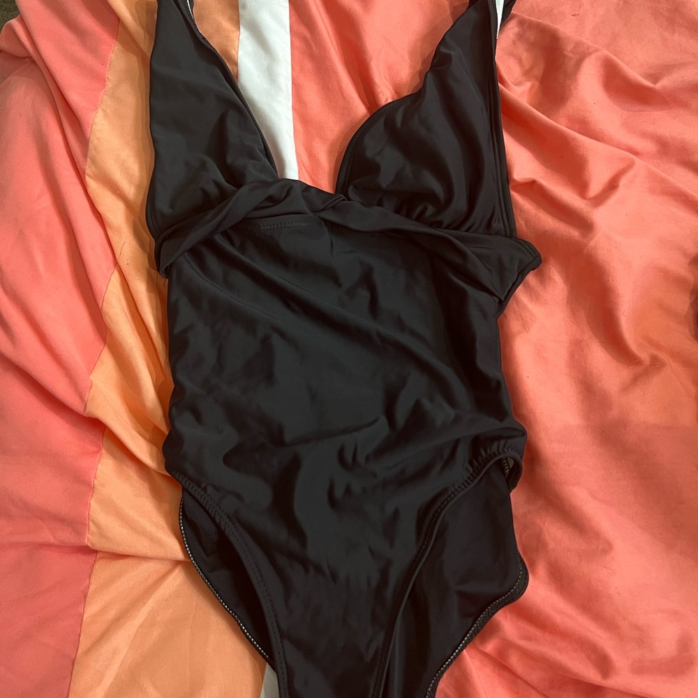 Black One Piece Swimsuit